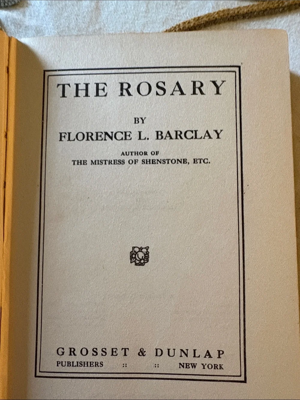 Olive Green Decorative Book – The Rosary
